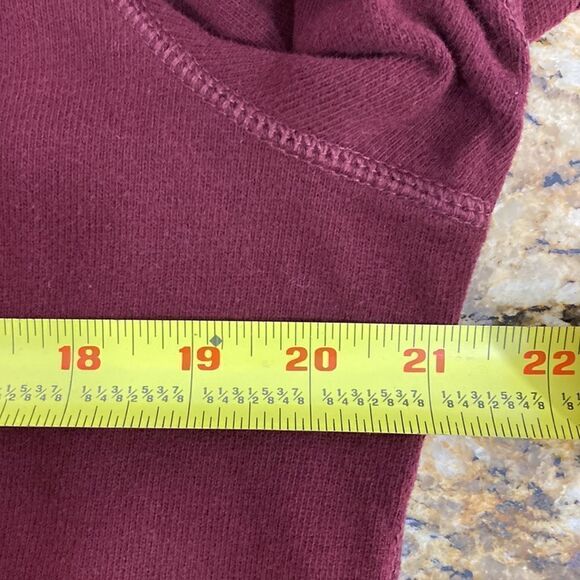 ❤️Last Chance Abercrombie & Fitch 100% cotton Maroon Henley Shirt size XL - Picture 9 of 10